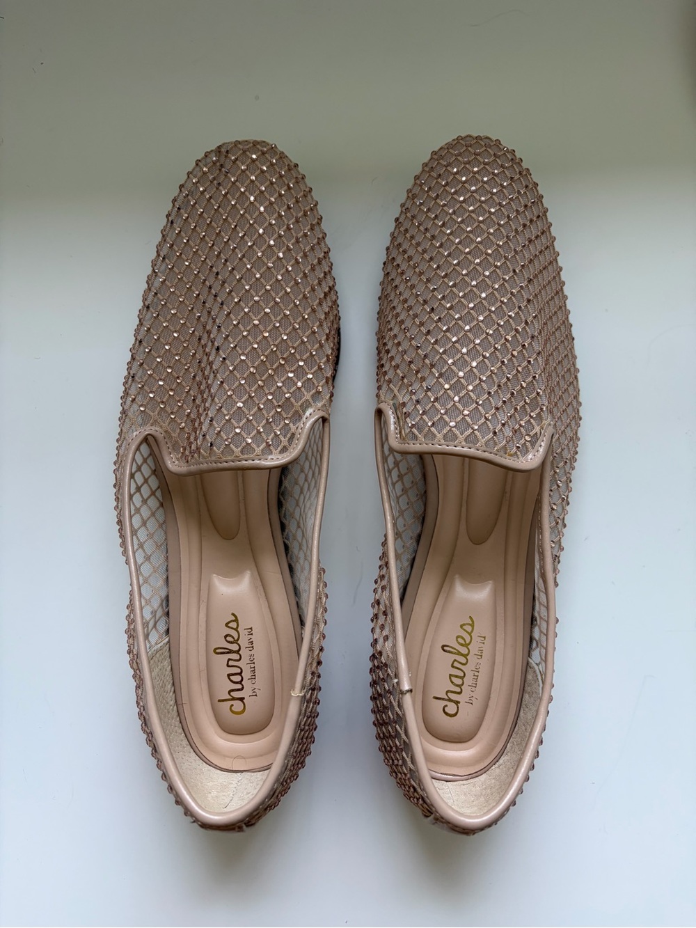 Charles by Charles David Forrest Rhinestone Flat Loafers - Brand new 9